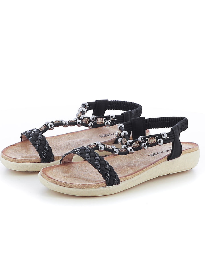 Sandali con t-strap donna RAMBLAS 1343 nero | Costa Superstore