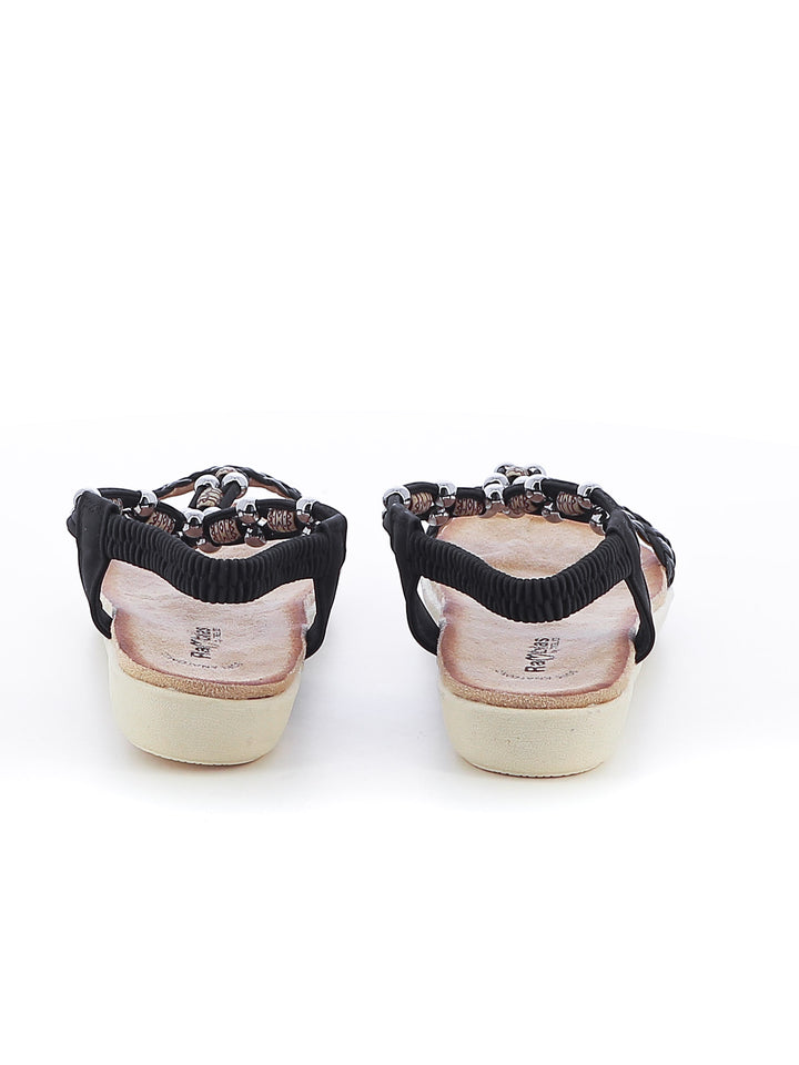 Sandali con t-strap donna RAMBLAS 1343 nero | Costa Superstore