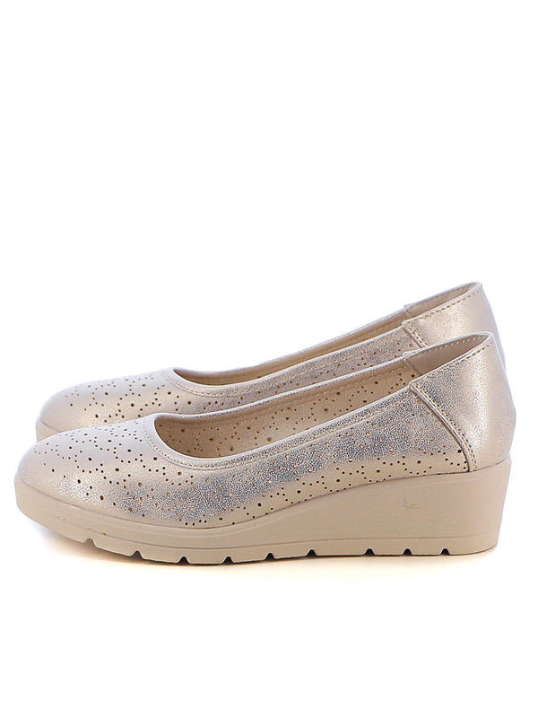 Ballerine a punta tonda donna RANYA 6Y37-9 oro | Costa Superstore