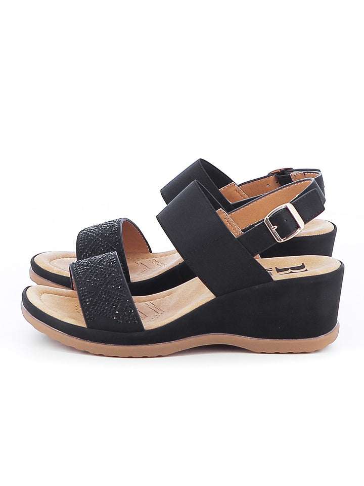 Sandali con cinturino donna RANYA BZ393 nero | Costa Superstore