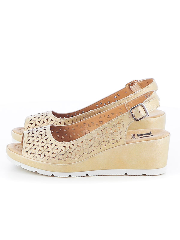Sandali slingback donna RANYA BZ397 oro | Costa Superstore
