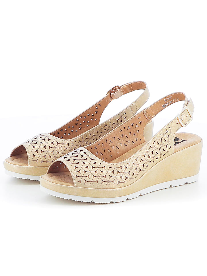 Sandali slingback donna RANYA BZ397 oro | Costa Superstore