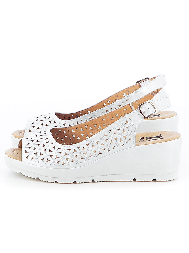 Sandali slingback donna RANYA BZ397 argento | Costa Superstore