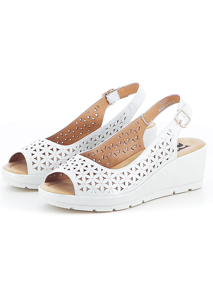 Sandali slingback donna RANYA BZ397 argento | Costa Superstore