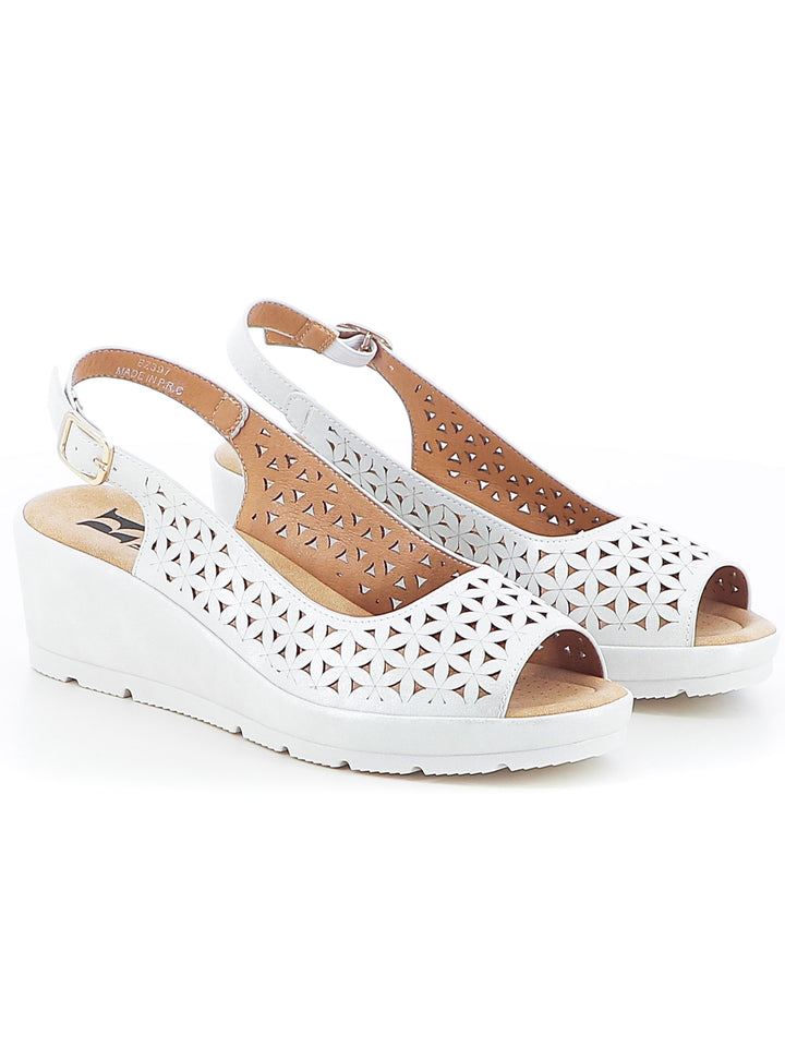 Sandali slingback donna RANYA BZ397 argento | Costa Superstore