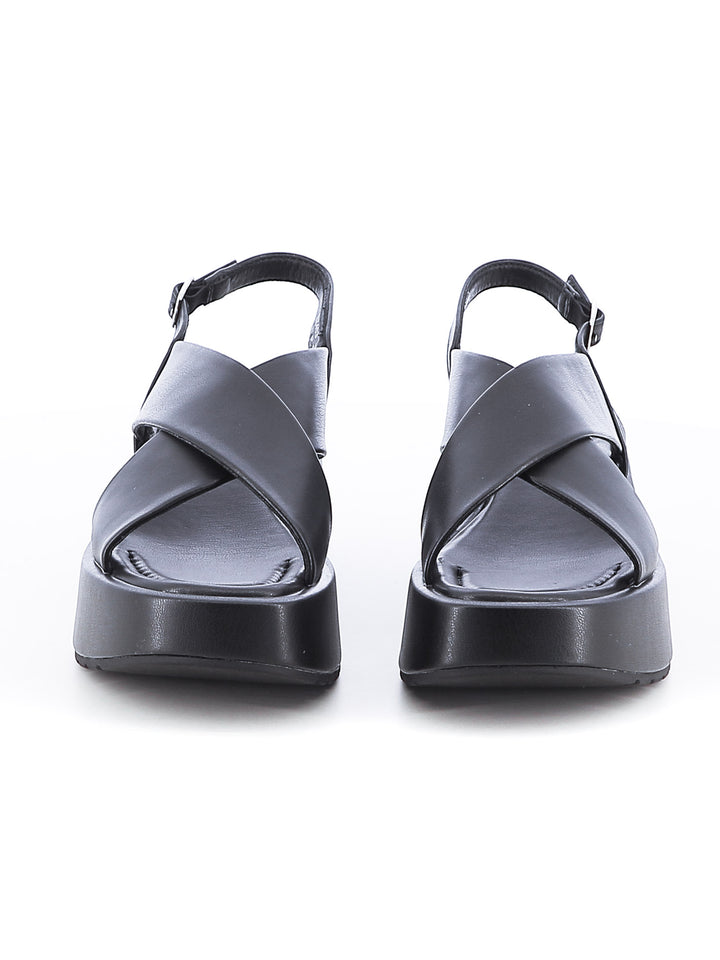 Sandali con cross-strap donna RANYA BZ403 nero | Costa Superstore