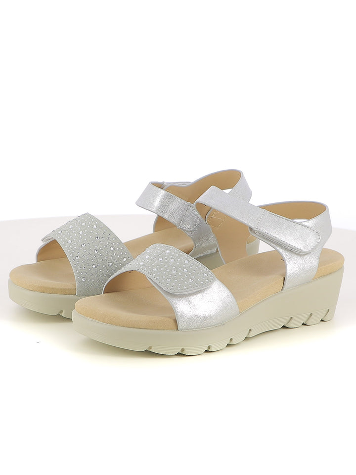 Sandali con cinturino donna RANYA DN8319-8B grigio chiaro | Costa Superstore