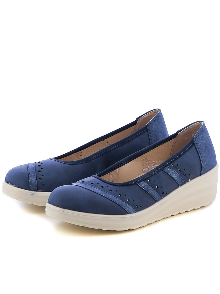 Ballerine a punta tonda donna RANYA MD25S-13A blu | Costa Superstore