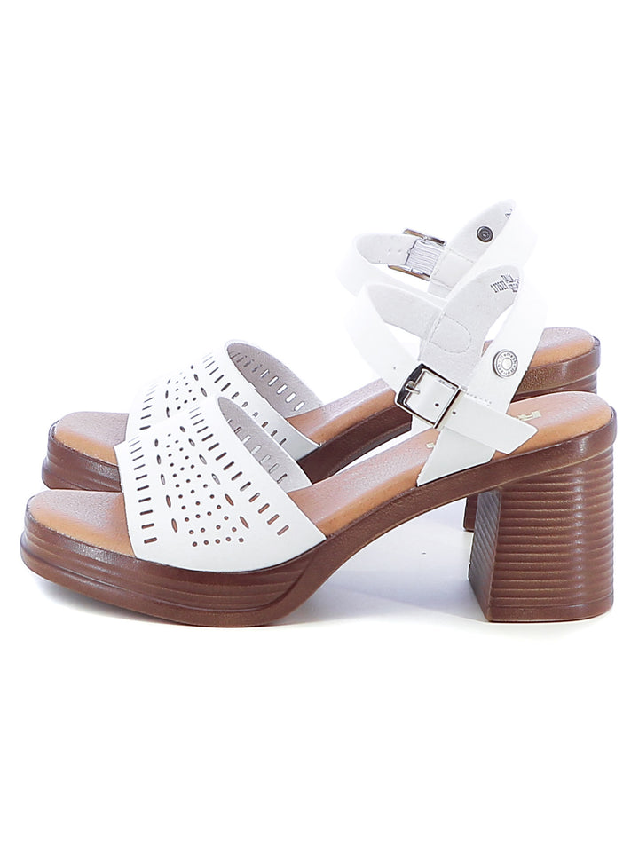 Sandali con cinturino donna REFRESH 172523 bianco | Costa Superstore
