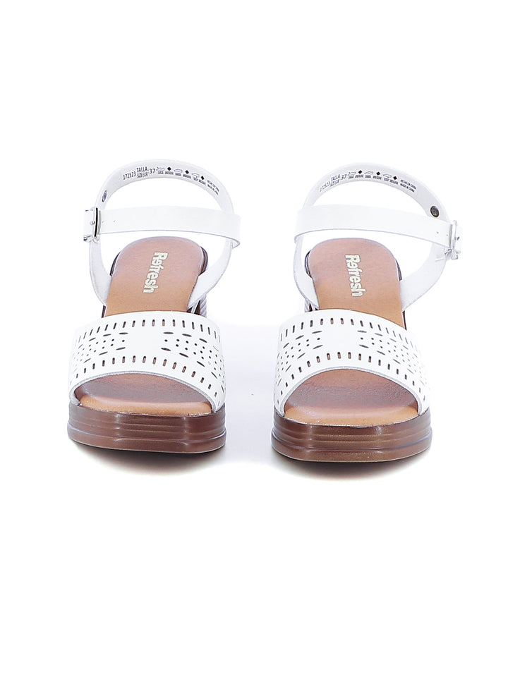 Sandali con cinturino donna REFRESH 172523 bianco | Costa Superstore