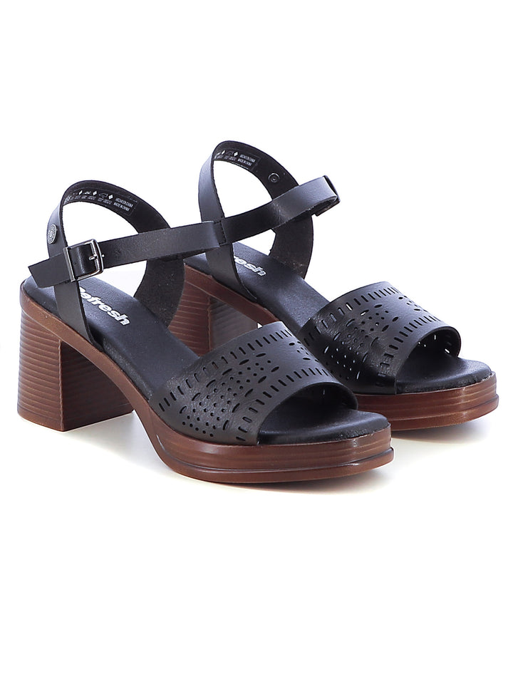 Sandali con cinturino donna REFRESH 172523 nero | Costa Superstore