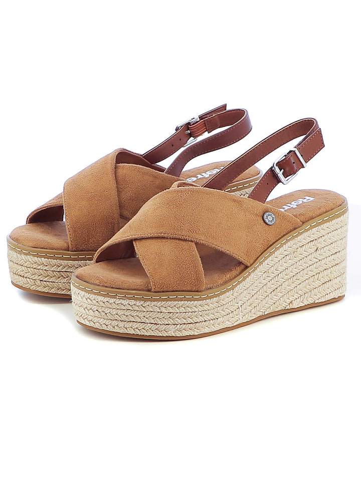 Sandali con cinturino donna REFRESH 172579 cuoio | Costa Superstore