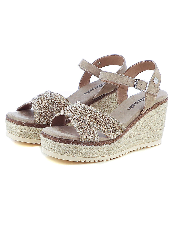 Sandali con cinturino donna REFRESH 172650 beige scuro | Costa Superstore