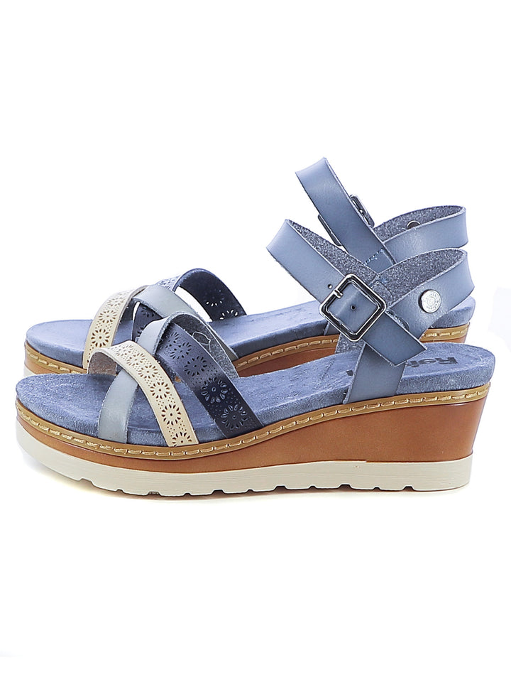 Sandali con cinturino donna REFRESH 172682 azzurro | Costa Superstore