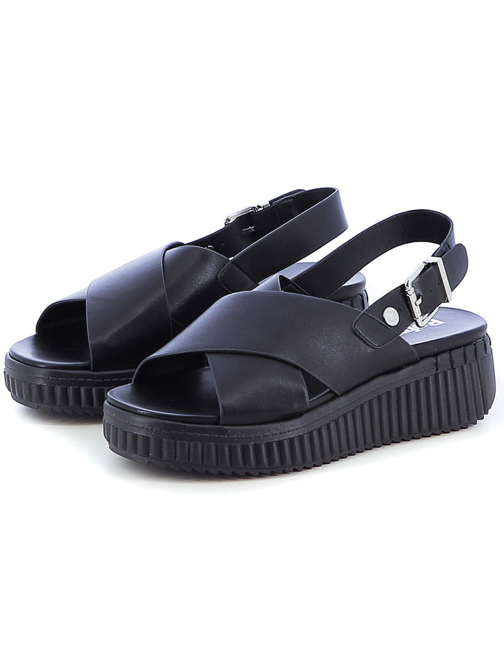 Sandali con cinturino donna REFRESH 172690 nero | Costa Superstore
