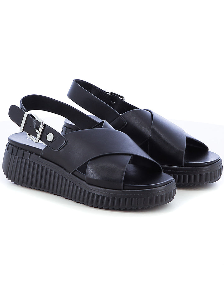 Sandali con cinturino donna REFRESH 172690 nero | Costa Superstore