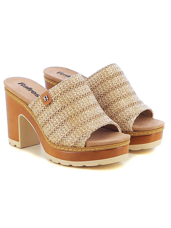 Zoccoli donna REFRESH 172703 beige scuro | Costa Superstore