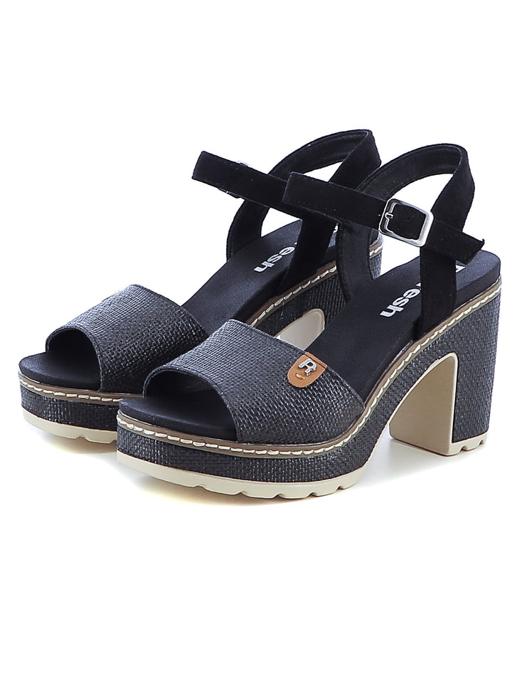 Sandali con cinturino donna REFRESH 172706 nero | Costa Superstore