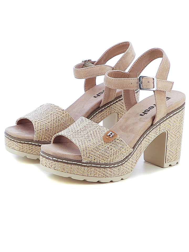 Sandali con cinturino donna REFRESH 172706 beige scuro | Costa Superstore