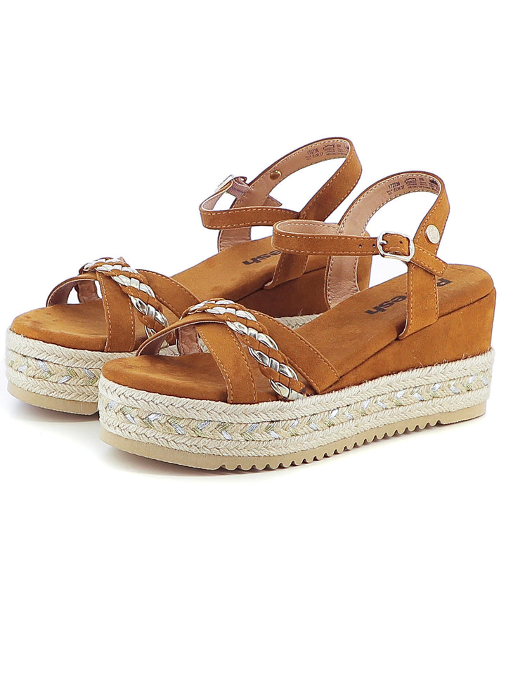Sandali con cinturino donna REFRESH 172736 cuoio | Costa Superstore
