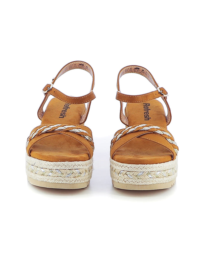 Sandali con cinturino donna REFRESH 172736 cuoio | Costa Superstore