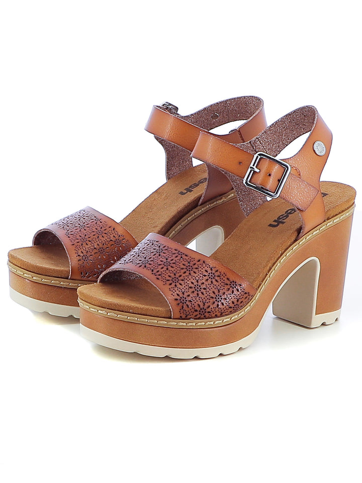 Sandali con cinturino donna REFRESH 172781 cuoio | Costa Superstore