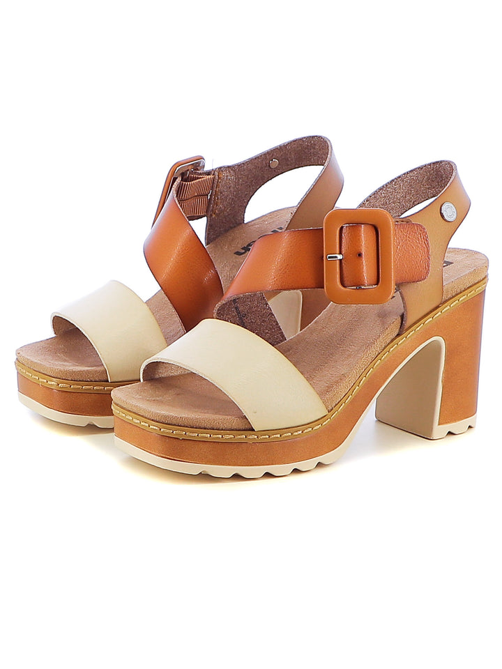 Sandali con cinturino donna REFRESH 172843 beige scuro | Costa Superstore