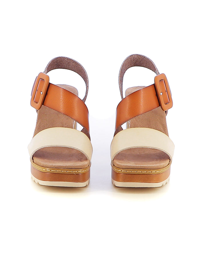 Sandali con cinturino donna REFRESH 172843 beige scuro | Costa Superstore