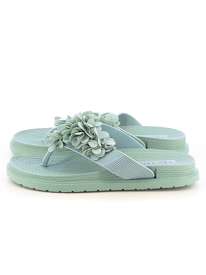 Infradito mare donna SOLO SOPRANI SSW519N11 verde pastelli lime | Costa Superstore