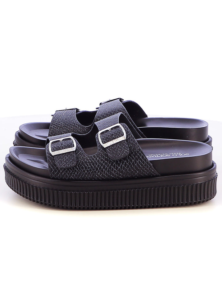 Ciabattine donna SOLO SOPRANI SSW519N28 nero | Costa Superstore