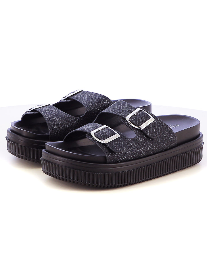 Ciabattine donna SOLO SOPRANI SSW519N28 nero | Costa Superstore