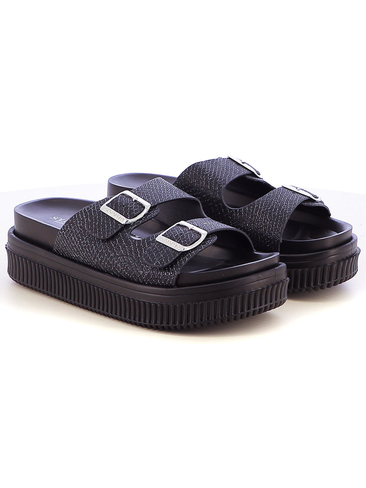 Ciabattine donna SOLO SOPRANI SSW519N28 nero | Costa Superstore