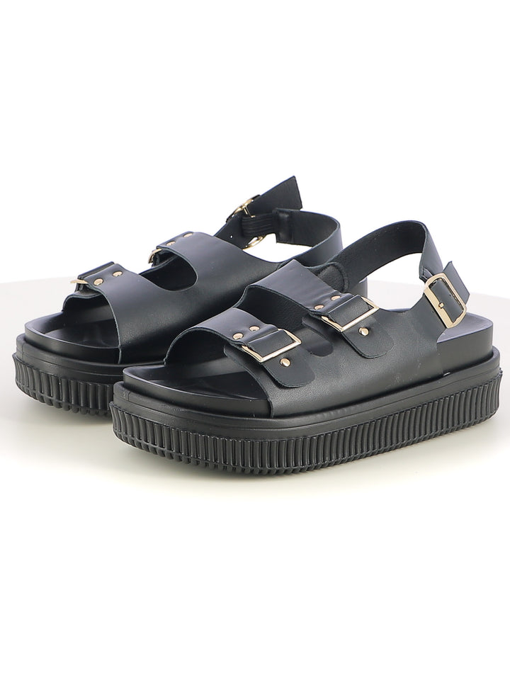 Sandali con cinturino donna SOLO SOPRANI SSW519N30 nero | Costa Superstore
