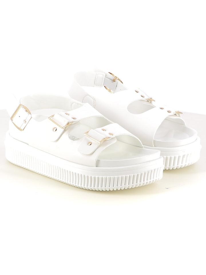 Sandali con cinturino donna SOLO SOPRANI SSW519N30 bianco | Costa Superstore