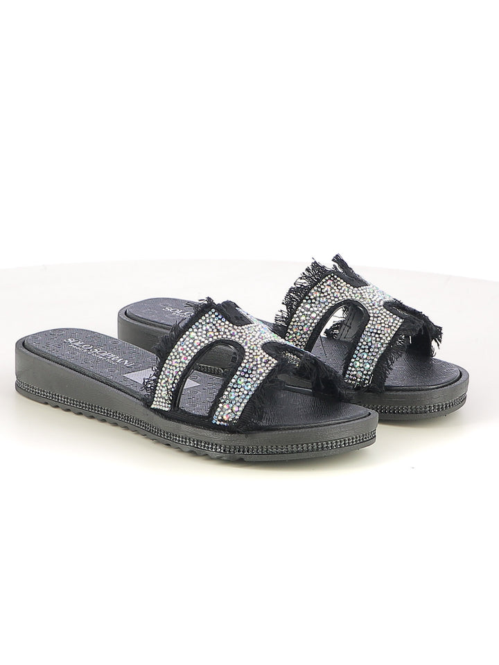 Ciabattine donna SOLO SOPRANI SSW519N46 nero | Costa Superstore