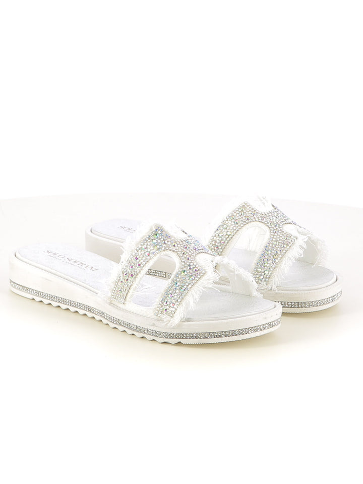 Ciabattine donna SOLO SOPRANI SSW519N46 bianco | Costa Superstore