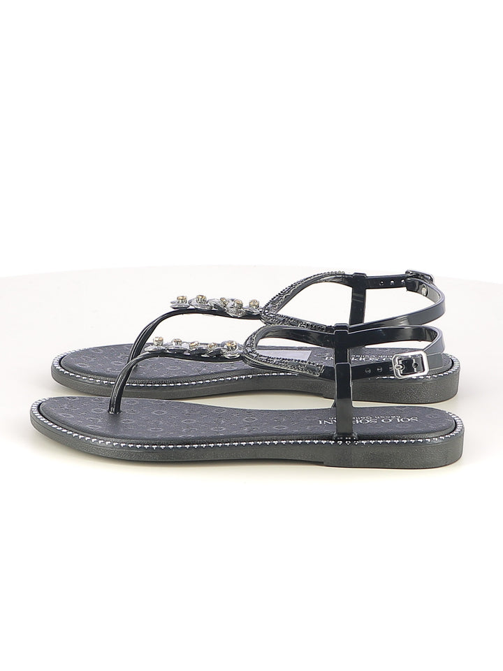 Infradito sandali donna SOLO SOPRANI SSW519N67 nero | Costa Superstore