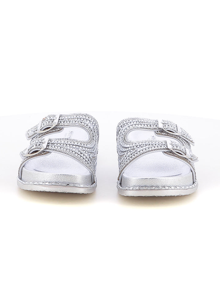 Ciabattine donna SOLO SOPRANI SSW519N88 argento | Costa Superstore