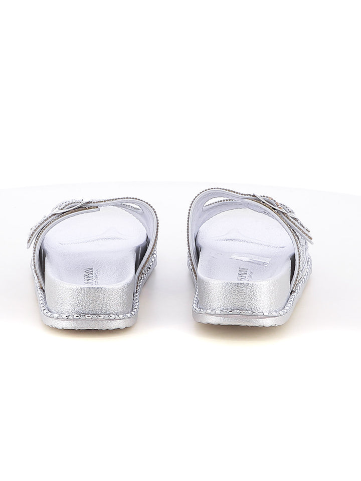 Ciabattine donna SOLO SOPRANI SSW519N88 argento | Costa Superstore