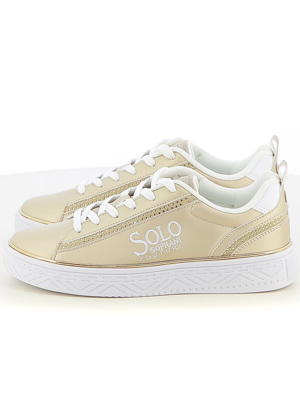 Sneakers stringate donna SOPRANI COUTURE SCW514P03 oro | Costa Superstore