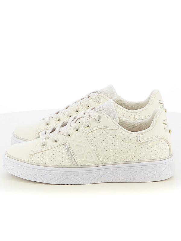 Sneakers stringate donna SOPRANI COUTURE SCW514P07 beige chiaro | Costa Superstore