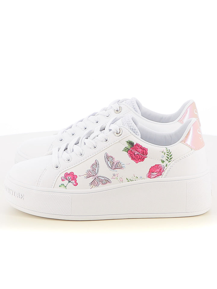 Sneakers stringate donna SOPRANI COUTURE SCW514P13 bianco | Costa Superstore
