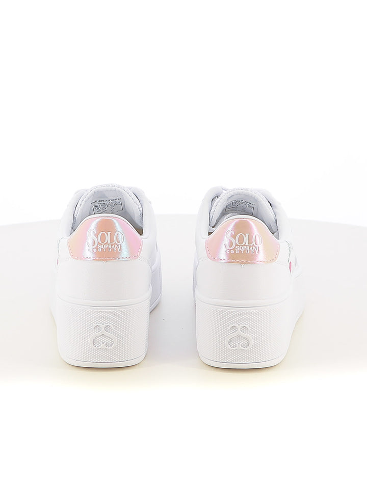 Sneakers stringate donna SOPRANI COUTURE SCW514P13 bianco | Costa Superstore