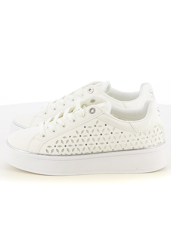 Sneakers stringate donna SOPRANI COUTURE SCW514P31 bianco | Costa Superstore