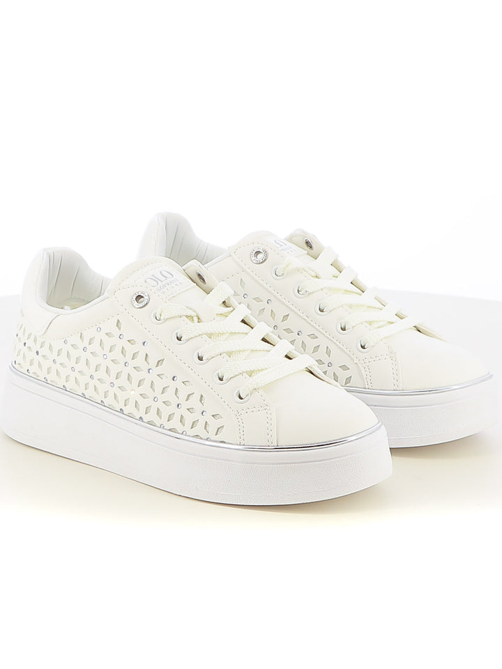 Sneakers stringate donna SOPRANI COUTURE SCW514P31 bianco | Costa Superstore