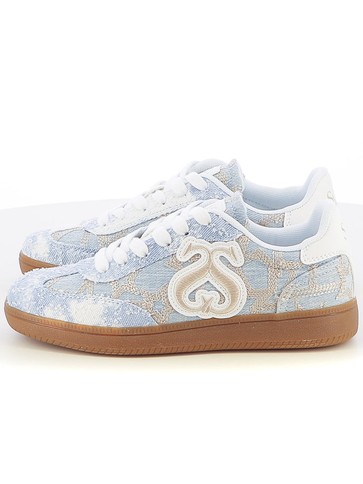 Sneakers stringate donna SOPRANI COUTURE SCW514P41 azzurro | Costa Superstore