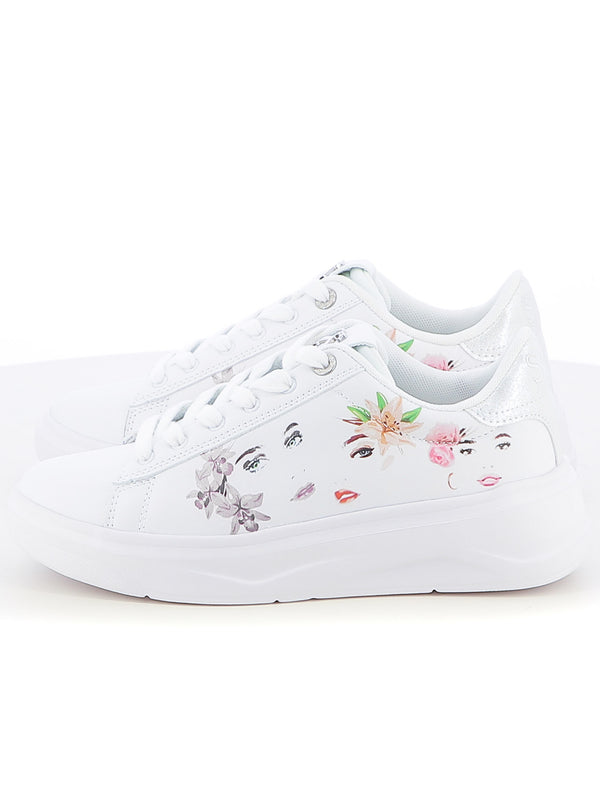 Sneakers stringate donna SOPRANI COUTURE SCW514P81 bianco | Costa Superstore