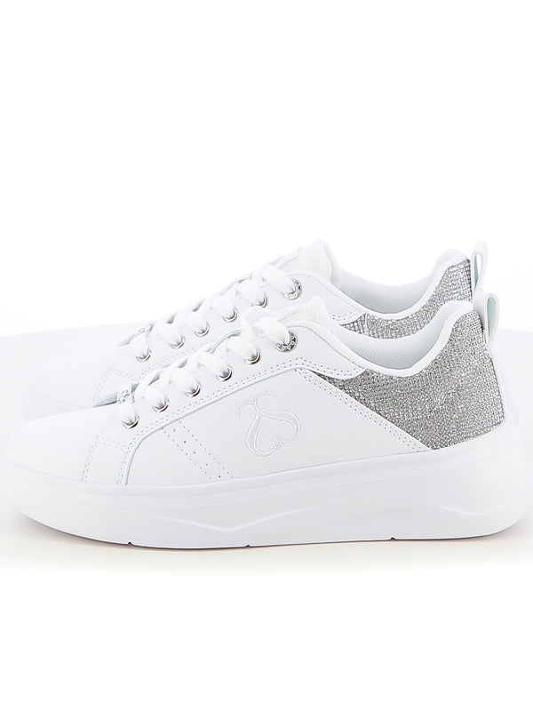 Sneakers stringate donna SOPRANI COUTURE SCW514P82 bianco | Costa Superstore