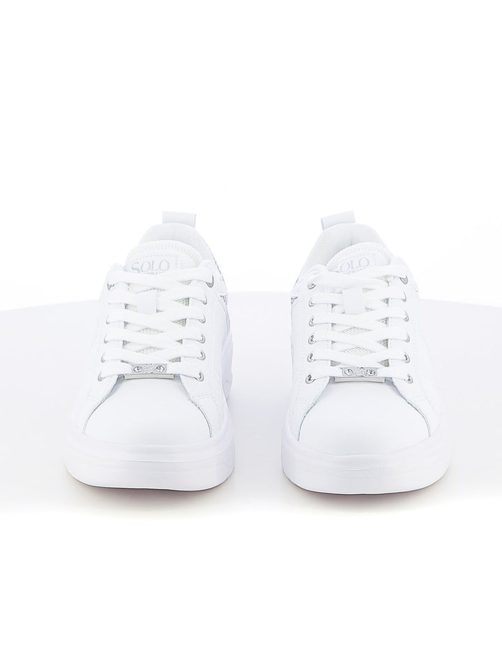 Sneakers stringate donna SOPRANI COUTURE SCW514P82 bianco | Costa Superstore