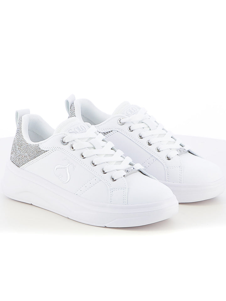 Sneakers stringate donna SOPRANI COUTURE SCW514P82 bianco | Costa Superstore